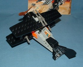ADVENTURERS: BI-WING BARON PLANE SET 5928 - LEGO - 1998 - USED