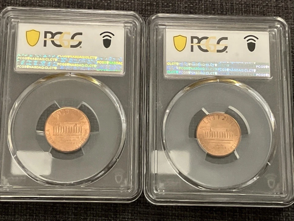 Lincoln Cent 1997 & 1997D PCGS 67RD - Image 2 of 4