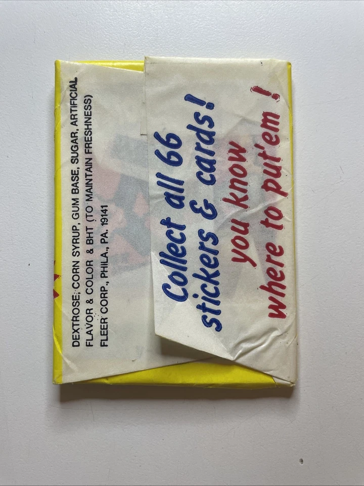 1976 Fleer Stick-it-to-em Wax Unopened Pack - Image 2 of 2