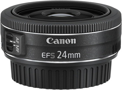 Canon EF-S 24Mm F2.8 STM Pancake-Objektiv (52Mm Filtergewinde) Schwarz, EF-S2428