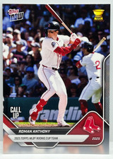 2025 Topps Now - Rookie Cup - Roman Anthony RC-7 - Boston Red Sox.