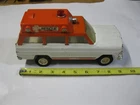 Vintage Tonka Jeep Wagoneer Rescue Ambulance, Pressed Steel 1970's