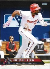 CARLOS DE LA CRUZ 2025 Choice Harrisburg Senators #13 Yonkers. NY Nationals 🔥