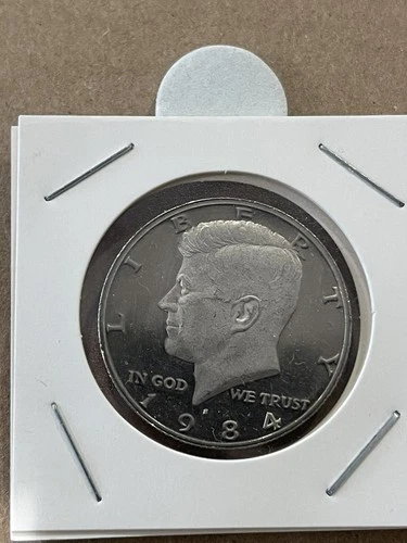 1984 S Proof Kennedy Half Dollar Coin-Selling As Shown-Nice Rim-Free Shipping