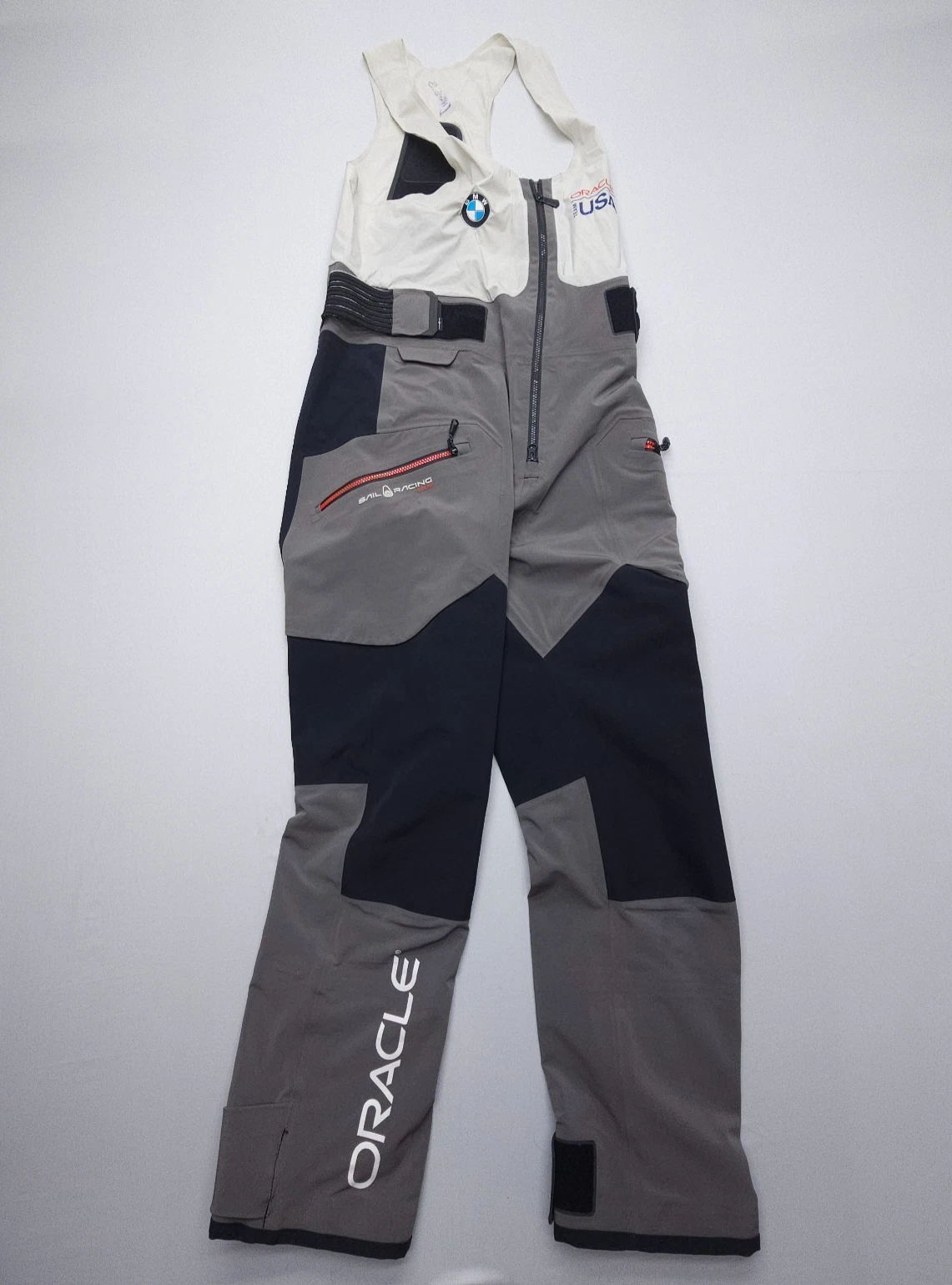 Sail Racing Pants Mens Large Technical Waterproof Salopettes Sailing Oracle USA
