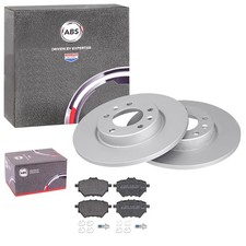 ABS BREMSSCHEIBEN + BELÄGE HINTEN passend für OPEL ASTRA L GRANDLAND COMBO E