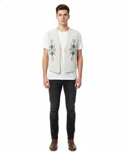 Powwow Regalia Vest Hand Beaded Native Traditional Tribal Outfit PRV169