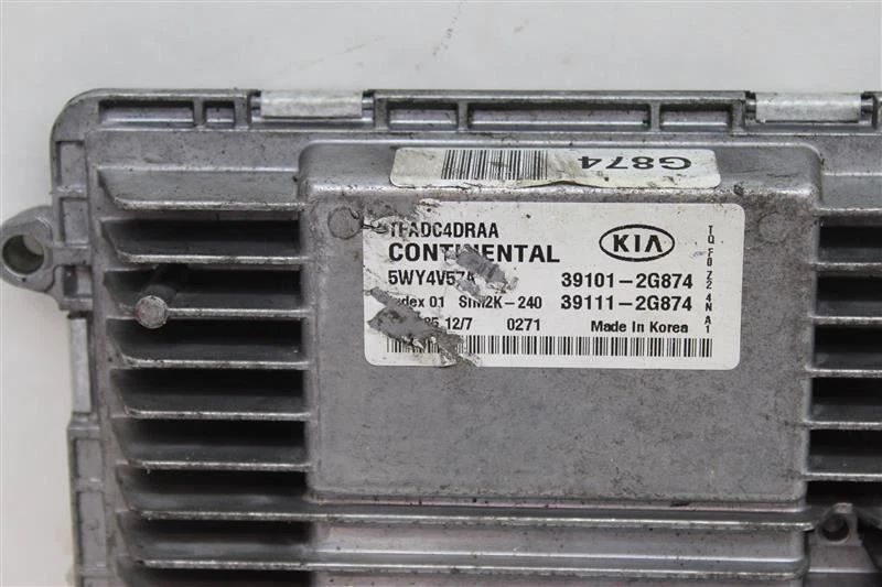 ORDENADOR ECU ECM KIA OPTIMA 2011 11 2012 12 2013 13 391112G874 1148176 Foto 3 de 4