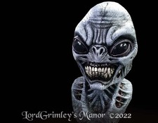 Lord Grimley Alpha Centari Green Alien Halloween Mask Horror Ufo Et Scifi Extra Lord Grimley Alpha Centari Green Alien Halloween Mask Horror Ufo Et Scifi Extra