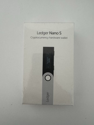 Ledger Nano S Cryptocurrency Hardware Wallet New Factory Sealed