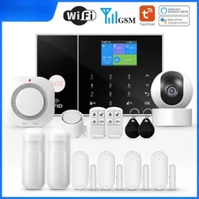 Smart Life Alarm System WIFI GSM Security Alarm Host with Door and Motion Sensor
