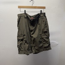 The North Face Nylon Cargo Shorts Men's Size L Olive Green