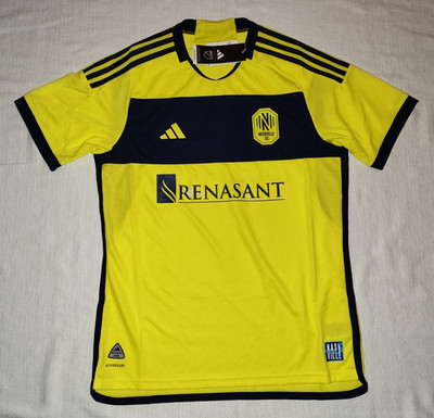 NEW 2024/25 adidas Nashville SC Authentic Home Soccer Jersey Large Slim HZ6210