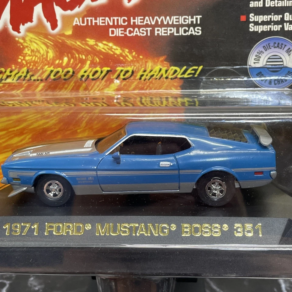 1/43 JOHNNY LIGHTNING MAGMAS 1971 FORD MUSTANG BOSS 351 LIMITED EDITION **RARE** - Image 2 of 3
