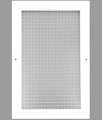 HVAC Premium 16''x20'' or 20''x16'' Cube Core Eggcrate Return Air Grille White 2971U