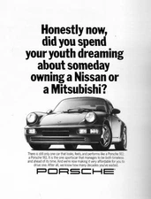 Porsche - Honestly Now Pint Ad | POSTER 24" X 18" | Sweet!