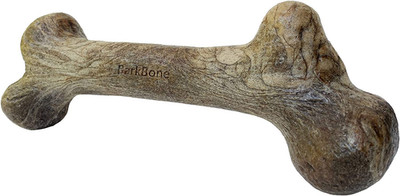Dinosaur Barkbone - Wood Dog Bone for Moderate Chewers - Peanut Butter Flavor -