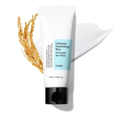 COSRX Ultimate Nourishing Rice Overnight Spa Mask, 60ml / 2.02 fl.oz | Rice... 