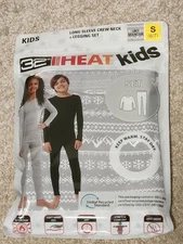 32 Degrees Heat Kids Long Sleeve Crew Neck & Legging Set Grey - 2 Piece Set - SM