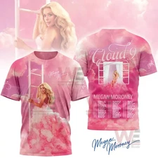 Megan Moroney Cloud 9 2026 Tour Shirt AOP 3d s-5xl