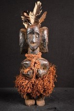 A Primitive African Fang Three-headed Statue Gabon Afrika Africa Afrique 2544 A Primitive African Fang Three-headed Statue Gabon Afrika Africa Afrique 2544