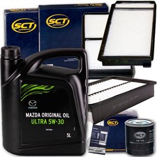 FILTER SET SATZ+ORIGINAL 5W30 ÖL passend für 1.8+2.0+MZR MAZDA 3 BK 5 CR 19 CW