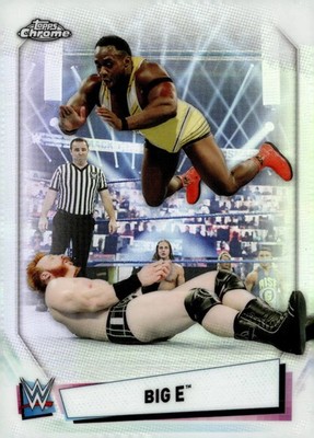 2021 Topps Chrome WWE #IV-21 Big E Image Variations