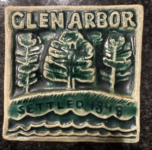 Leif Sporck, Artist “Glen Arbor, Leelanau County Michigan” Ceramic Tile