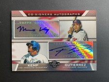 2007 Topps Co-Signers #CS-KG Matt Kemp / Franklin Gutierrez AU Dual-Autographs