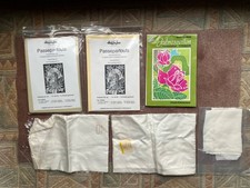 für Seidenmalerei: 2 Seidentücher je 90x90cm, 16 Malvorlagen, 5 Passepartouts
