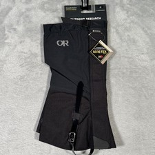 Outdoor Research Crocodile Gaiters Mens Medium Black GORE-TEX Style 243118 OR
