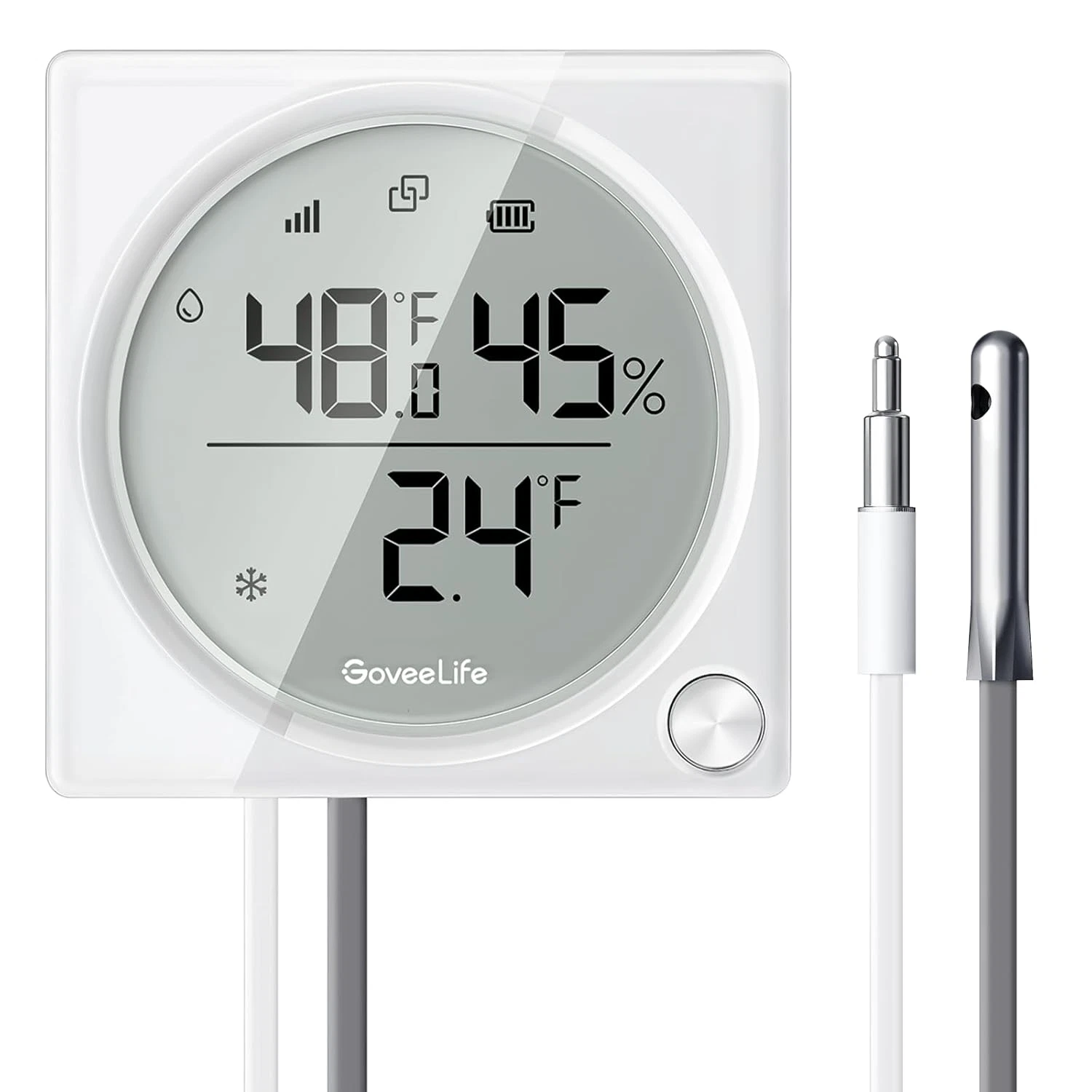 GoveeLife WiFi Refrigerator Thermometer Hygrometer Pro with 2 in 1 Alarm, Monito
Opens in a new wind