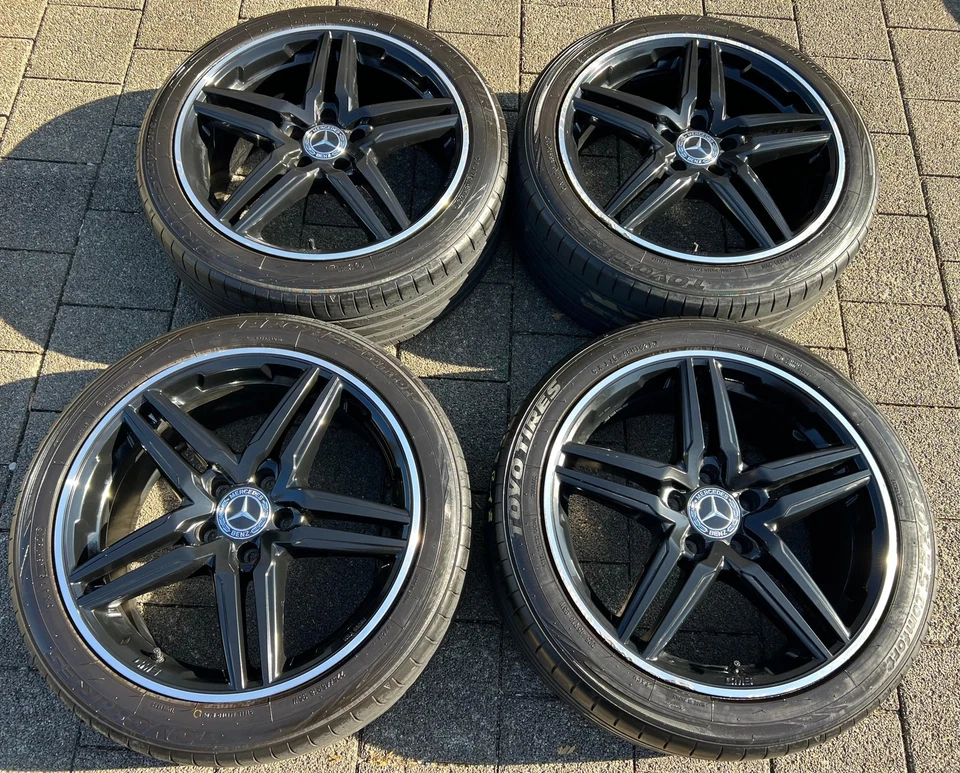 ALU 18" WINTERRÄDER MERCEDES A-KLASSE 177 B-KLASSE 247 C-KLASSE W205 CLA 118 RDK - Bild 2 von 4