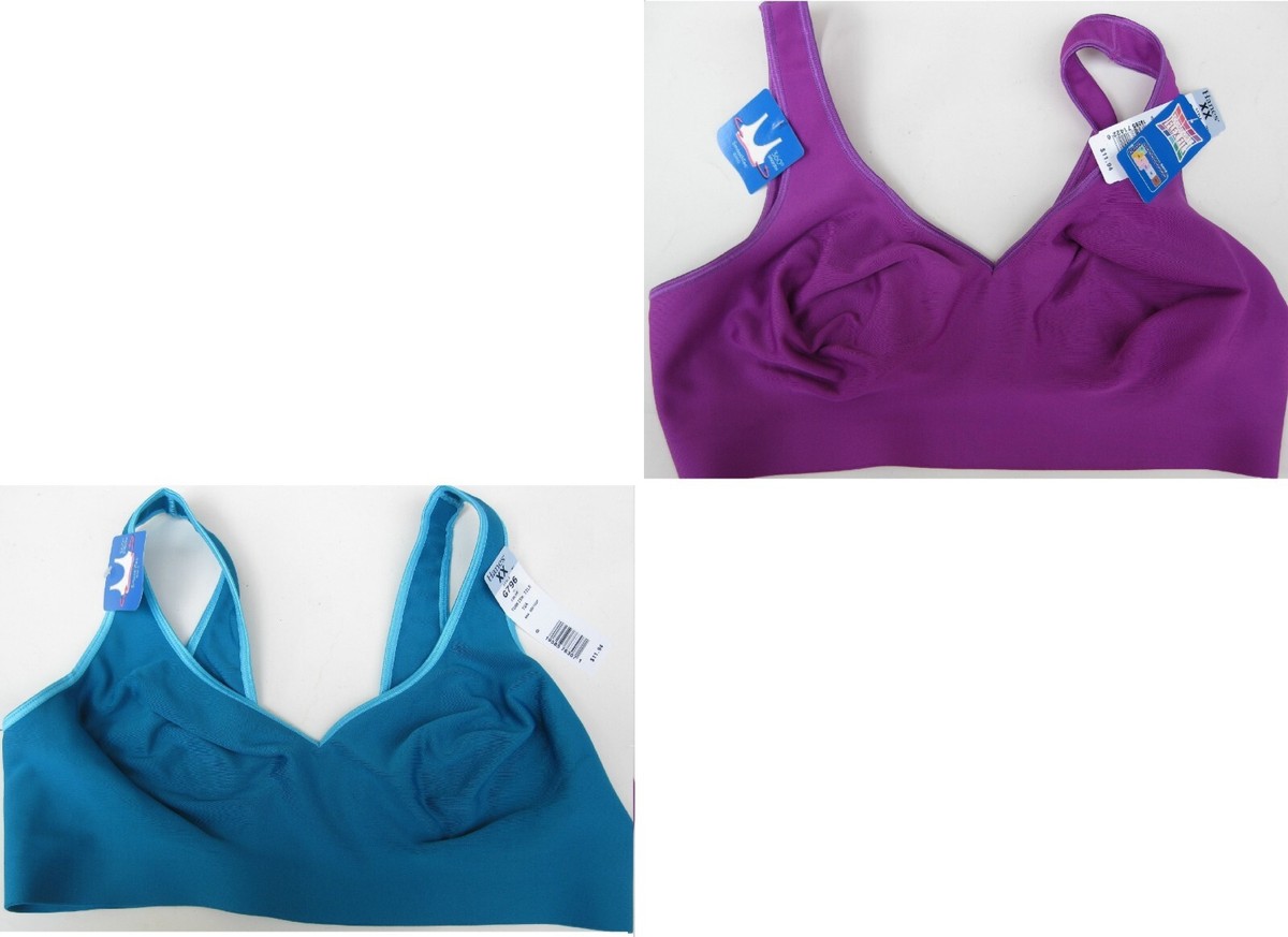 New Hanes Comfort Evolution SmoothTec™ Wirefree Knit Bra G796 Sz S Pick  Color