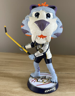GNASH Nashville Predators Mascot NHL BIGhead BobbleTail Bobblehead