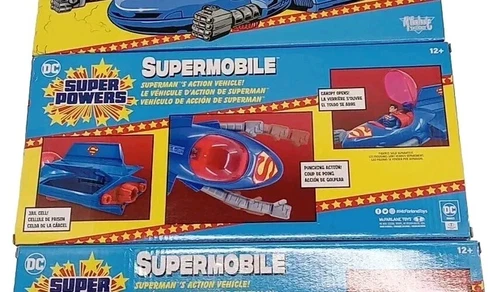 1 DC Super Powers Supermobile Superman's Action Vehicle McFarlane Toys - Sealed