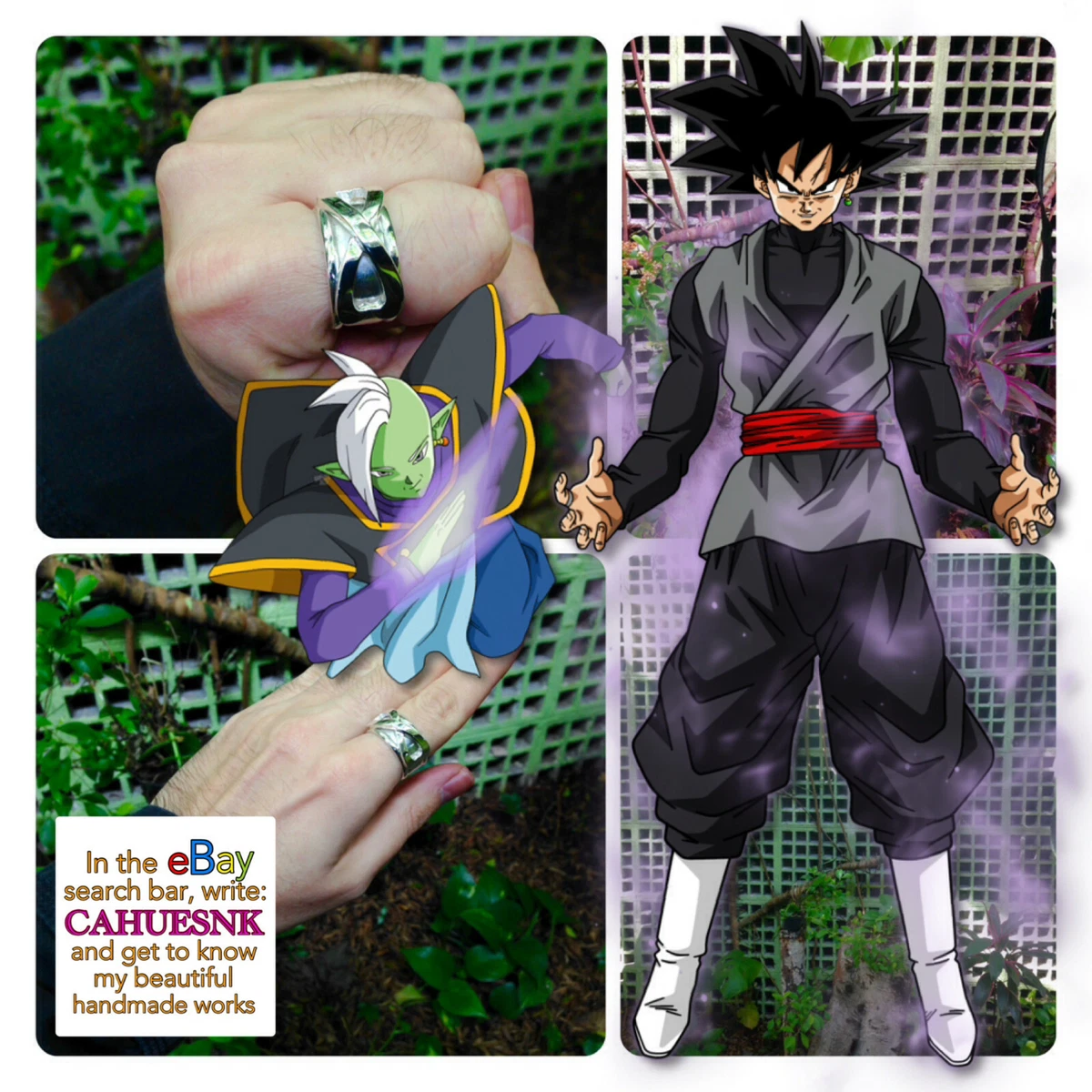 Black goku anillo del tiempo sales