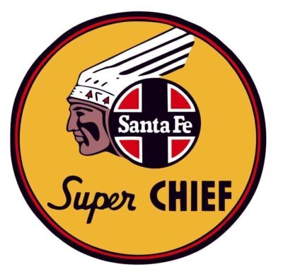 Santa Fe Super Chief Railroad Railway Train Sticker Decal