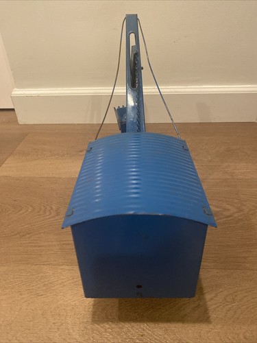 VINTAGE STRUCTO TOYS STEAM SHOVEL EXCAVATOR-BLUE PRETTY GOOD CONDITION - Picture 4 of 5
