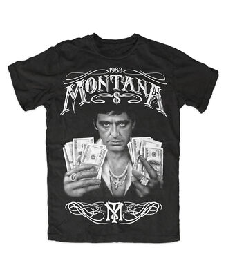 Montana Money PremiumT-Shirt Tony,Scarface,Capone,Gangster,Power,Dope,Kult,Movie