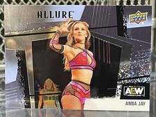 2022 Upper Deck AEW Allure Chrome Anna Jay Wrestling Card #115 WWE Dark Order
