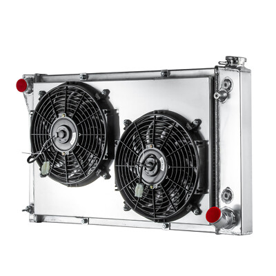 CC367 3-Row Radiator Shroud Fan For 1967-1972 1971 Chevy C/K C10 C20 C30 K20 K30