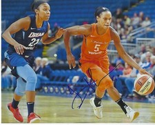 JASMINE THOMAS Signed 8 x 10 Photo WNBA Basketball CONNECTICUT SUN Free Shipping
