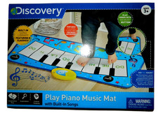 Play Piano Music Mat Keyboard Discovery Kids with Built-in Songs Ages 3 