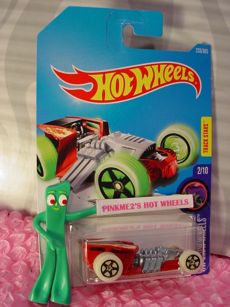 2017 i Hot Wheels Z-ROD #233✰red/metal✰HW GLOW WHEELS case K/L
