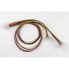 Supermicro CBL-PWEX-0651 8-Pin Female to 2 Right Angle Big 4 Pin Power Cable NEW