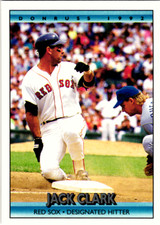 1992 Donruss Baseball Card #169 Jack Clark