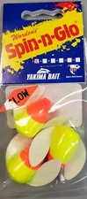 SPIN N GLO 3pc Spinner Lure Drift Bobber #4 Trout Salmon Steelhead Worden's BR11