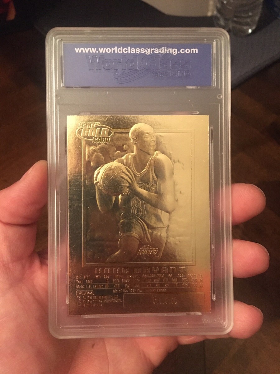 Kobe Bryant 1996-97 Skybox EX-2000 23kt Gold Rookie Purple