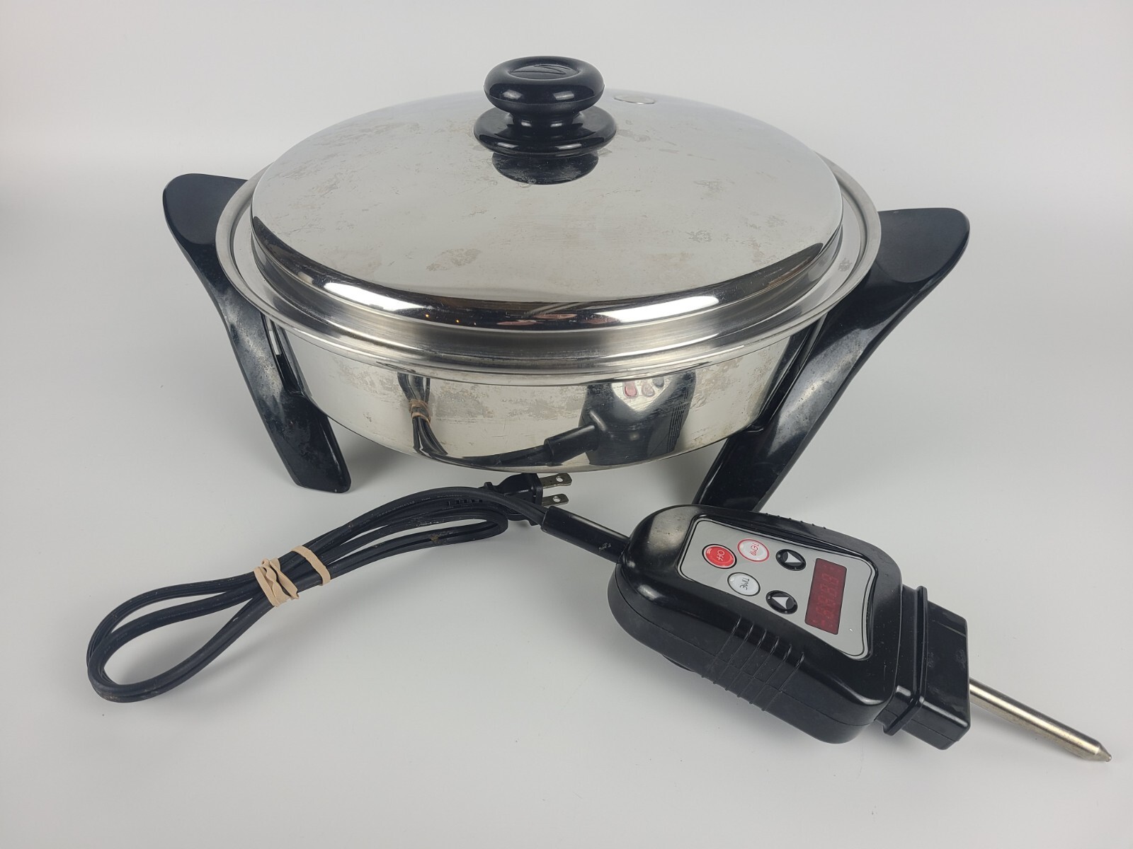 Saladmaster 12" T304/T316L Stainless Steel Oil Core Electric Skillet SA012OCU B eBay
